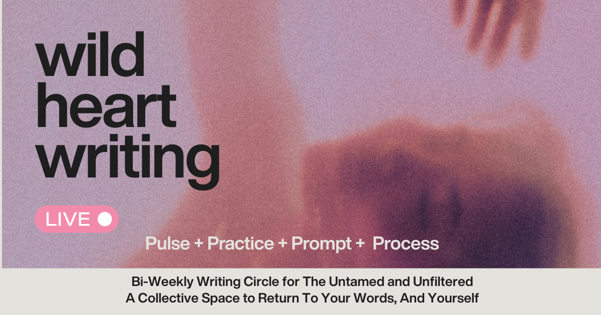 Wild Heart Writing Live